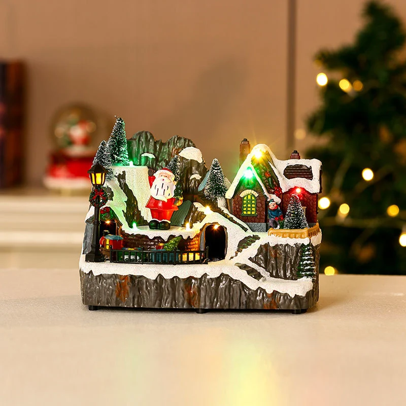 Decorative LED Christmas Village Diorama Stornfield
