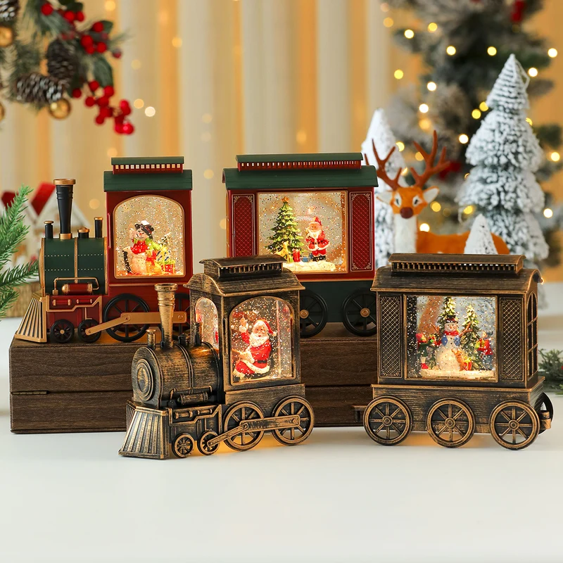 Decorative LED Christmas Train Figurine Stornfield