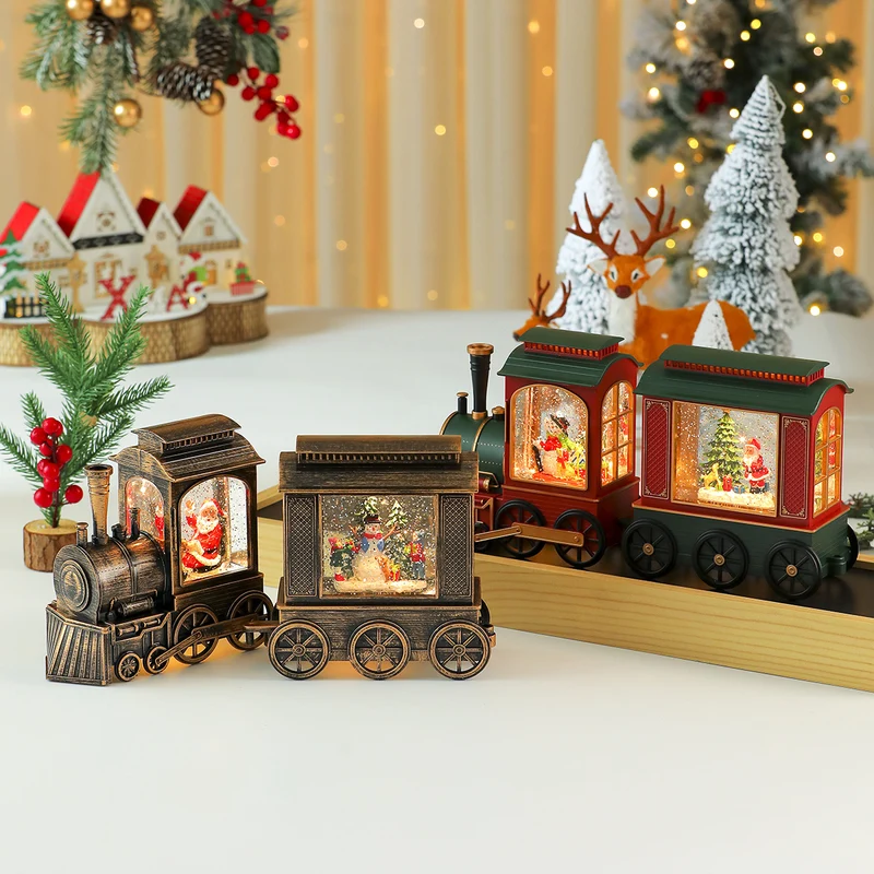 Decorative LED Christmas Train Figurine Stornfield