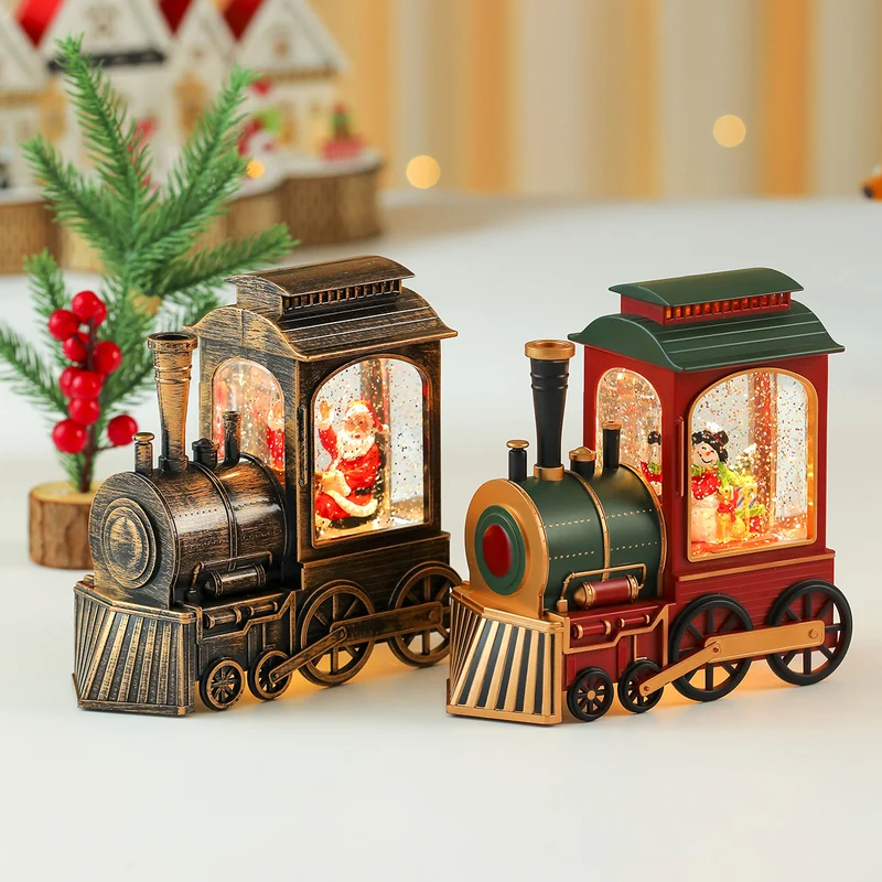 Decorative LED Christmas Train Figurine Stornfield