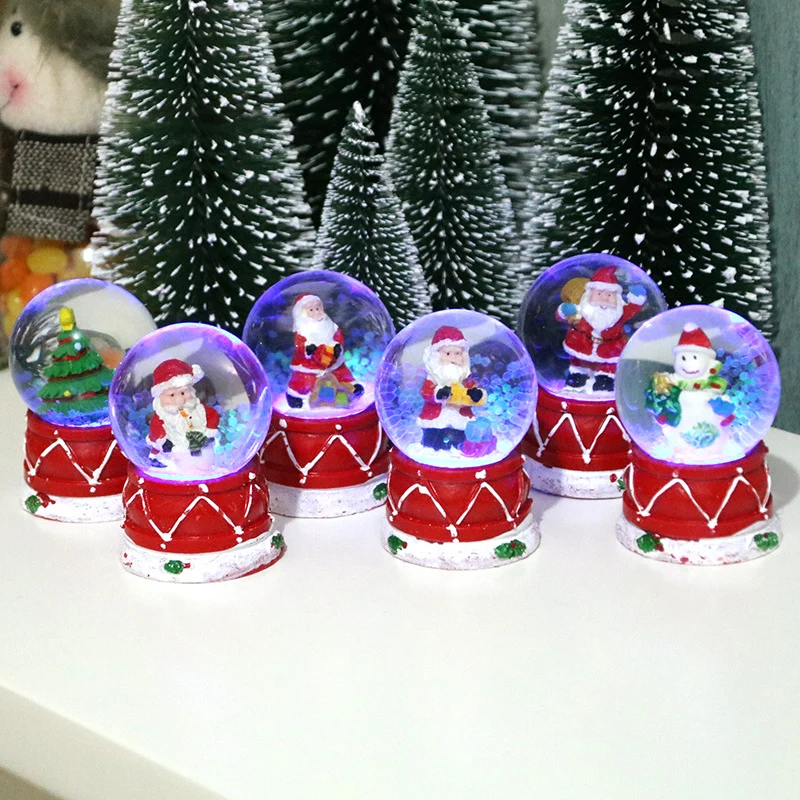 Decorative LED Christmas Snow Globe Set Stornfield