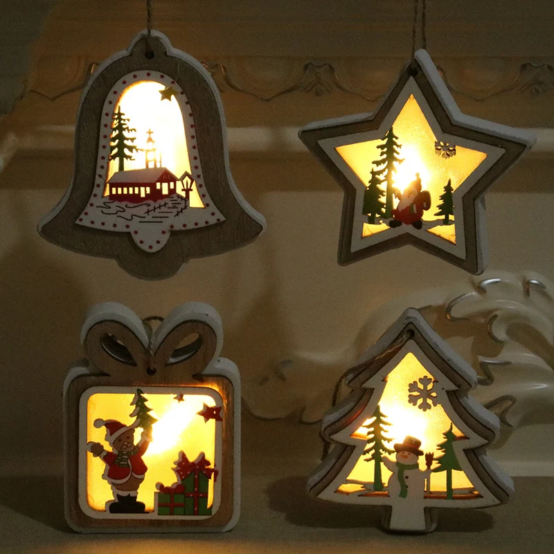 Decorative LED Christmas Scene Lantern Stornfield