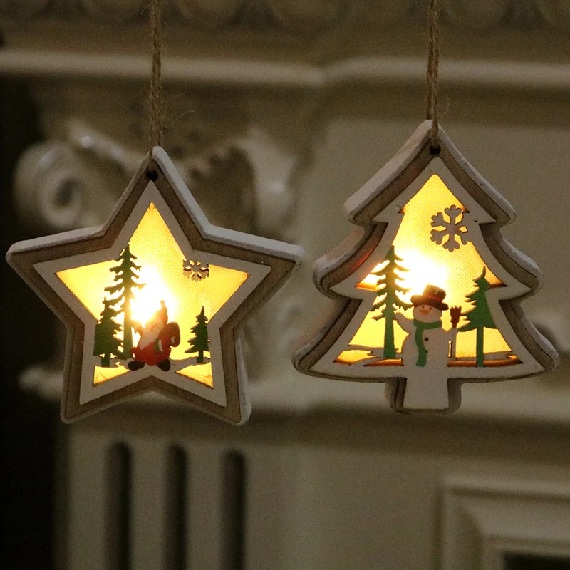 Decorative LED Christmas Scene Lantern Stornfield