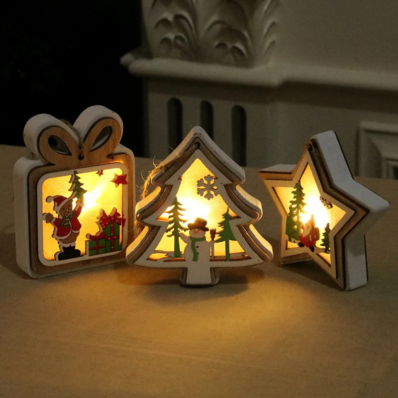 Decorative LED Christmas Scene Lantern Stornfield