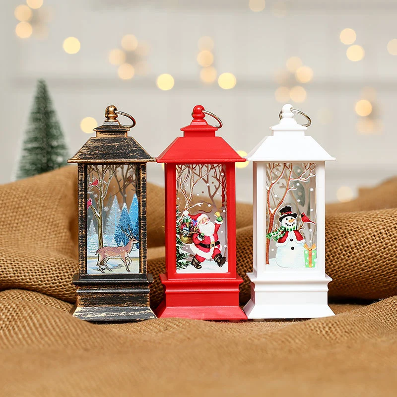 Decorative Lantern with Santa Theme Stornfield