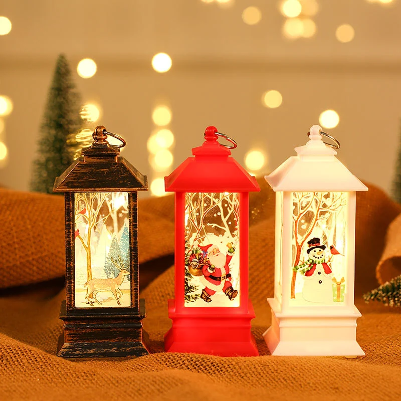 Decorative Lantern with Santa Theme Stornfield