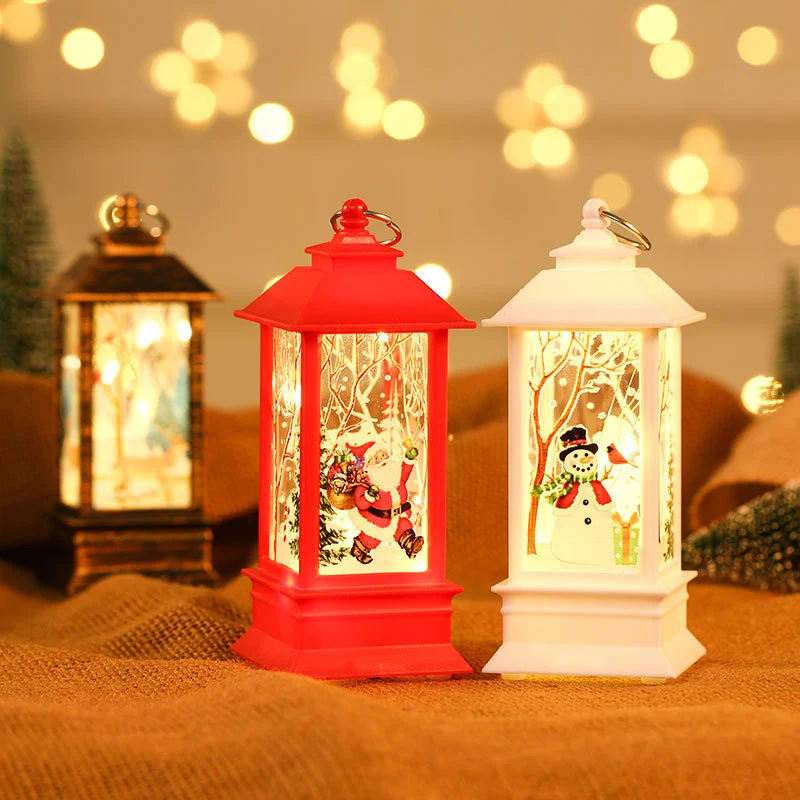 Decorative Lantern with Santa Theme Stornfield