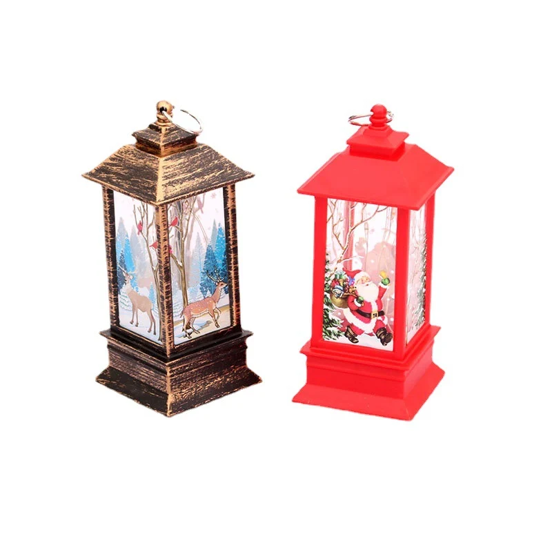 Decorative Lantern with Santa Theme Stornfield