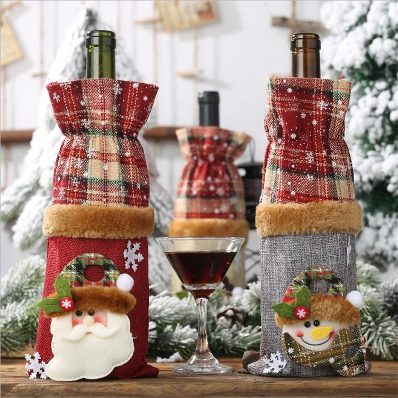 Decorative Holiday Wine Bottle Cover Stornfield
