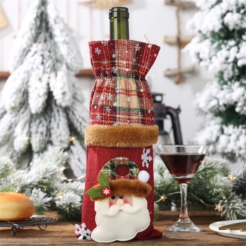 Decorative Holiday Wine Bottle Cover Stornfield