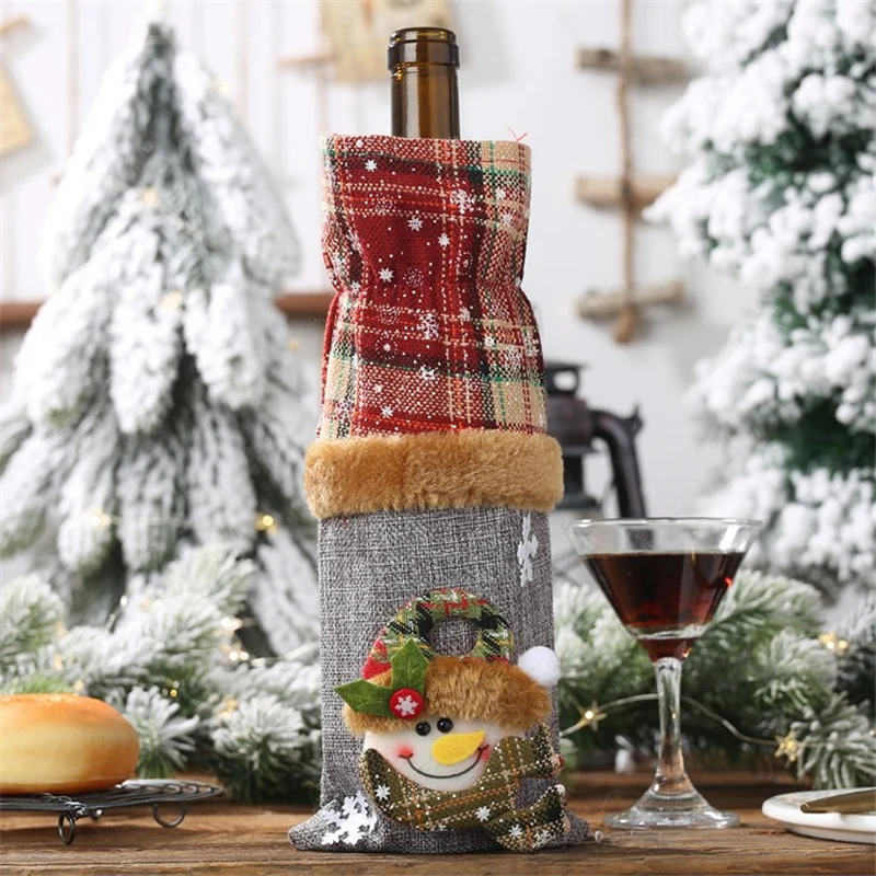 Decorative Holiday Wine Bottle Cover Stornfield