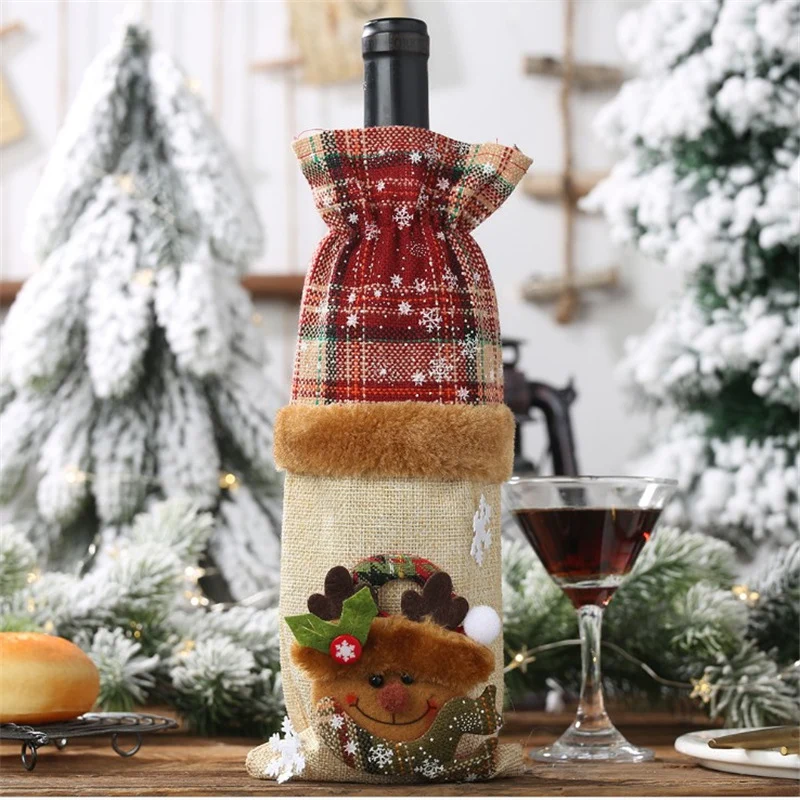 Decorative Holiday Wine Bottle Cover Stornfield