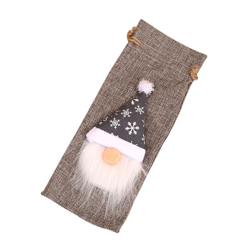 Decorative Holiday Wine Bottle Cover Stornfield