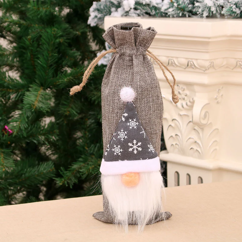 Decorative Holiday Wine Bottle Cover Stornfield