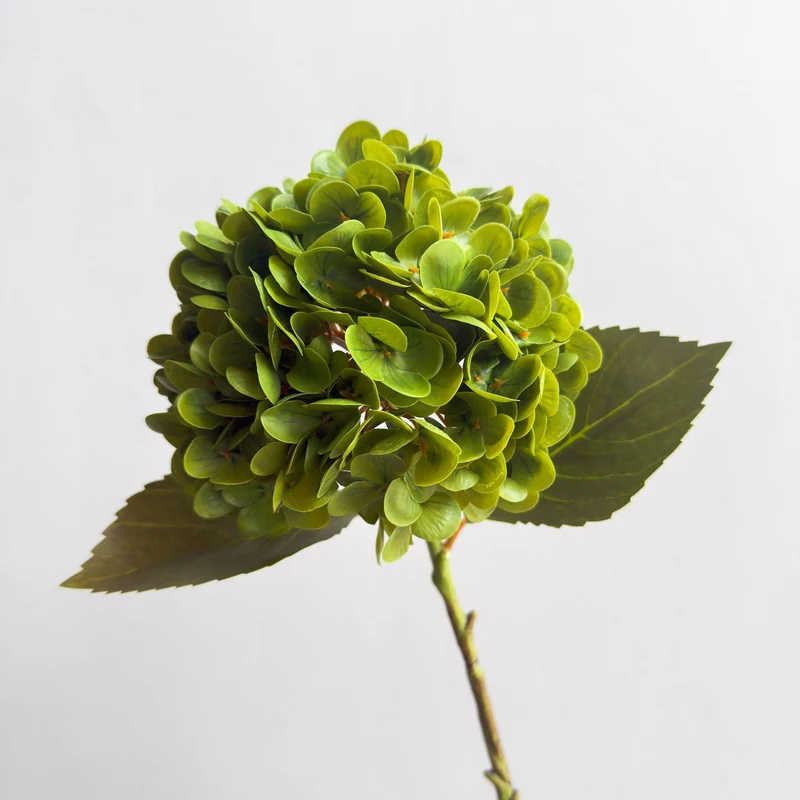 Faux Hydrangea Flower Arrangement