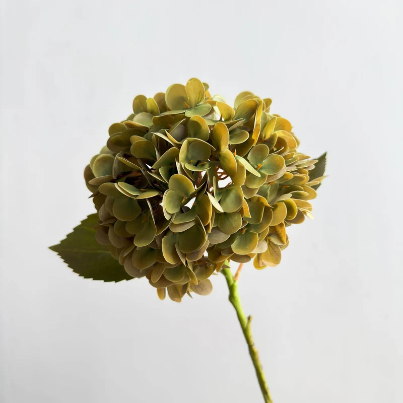 Faux Hydrangea Flower Arrangement