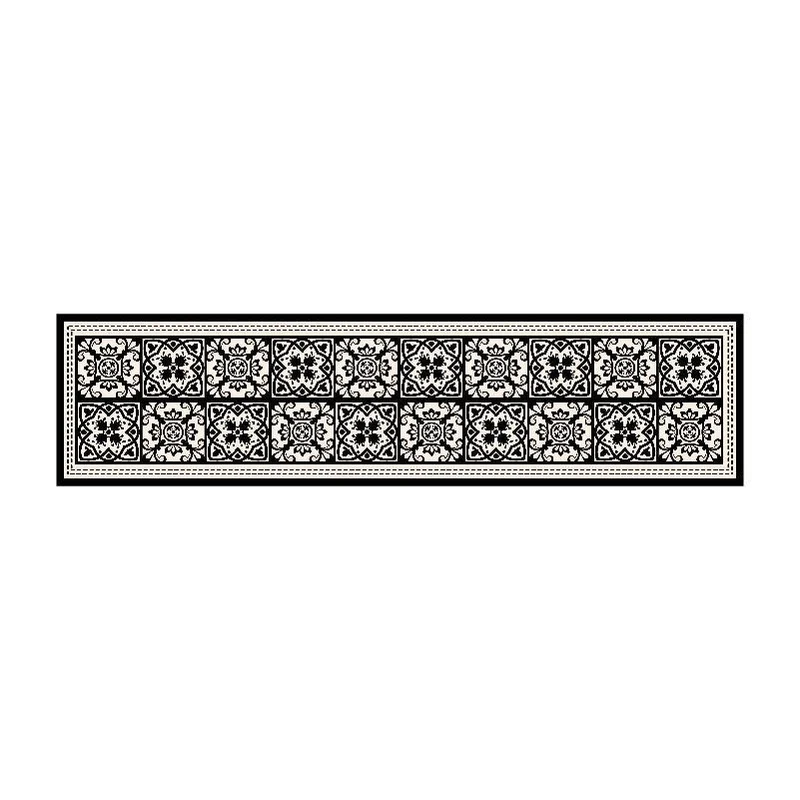 Decorative Stitched-Edge Linen-Blend Table Runner