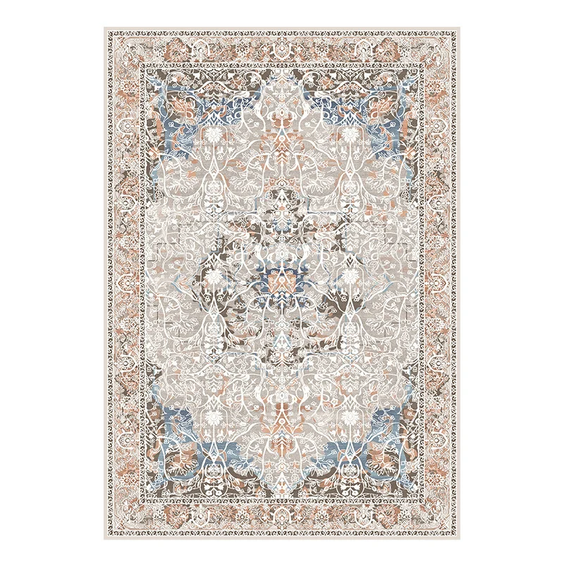 Vintage-Inspired Ornate Area Rug