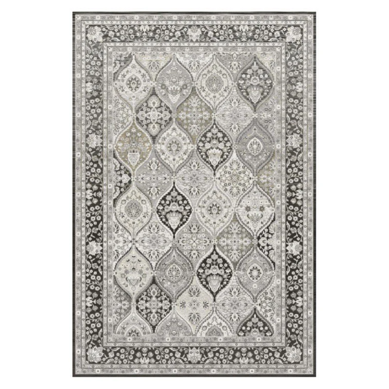 Vintage Floral Patterned Area Rug
