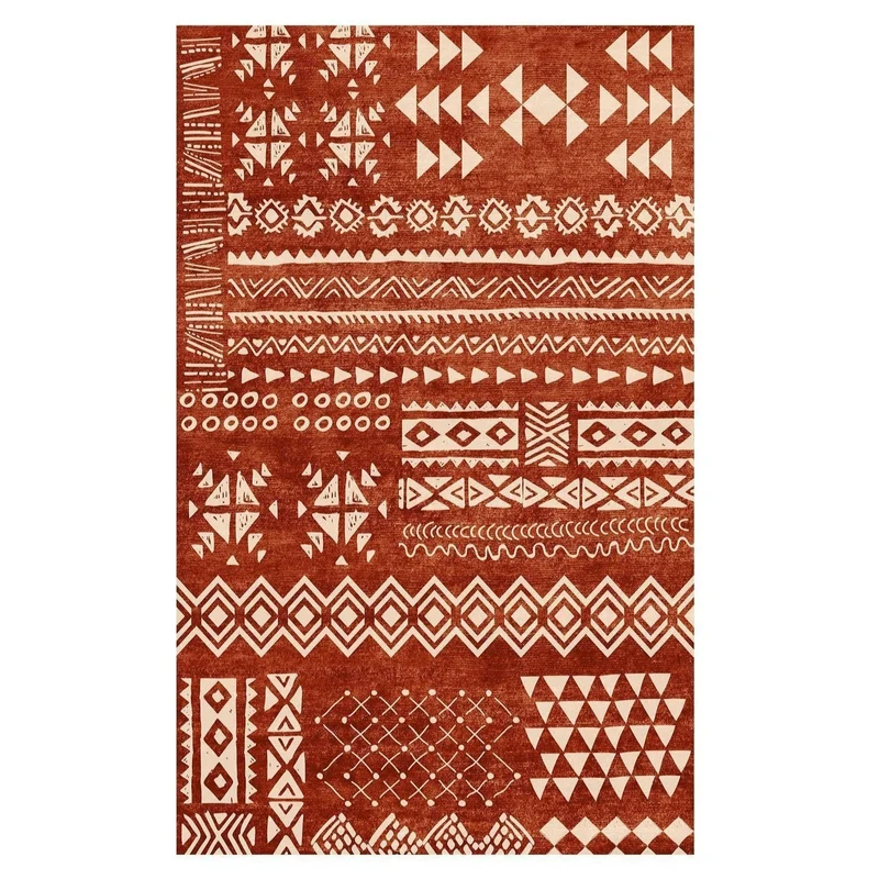 Vintage Floral Patterned Area Rug