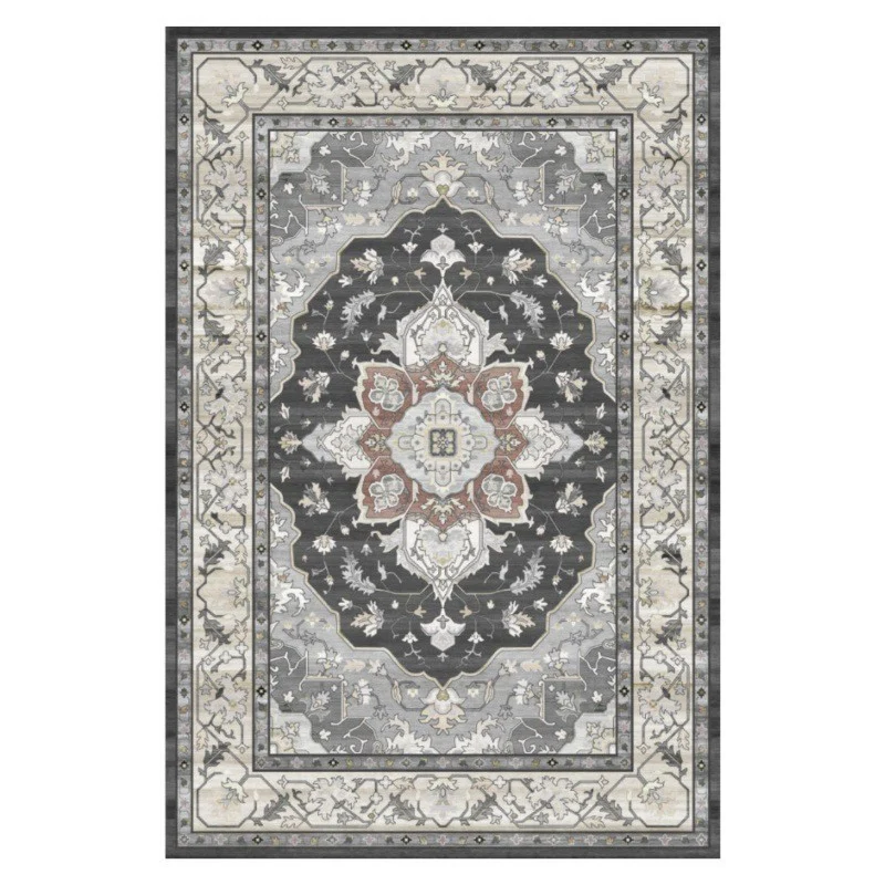 Vintage Floral Patterned Area Rug