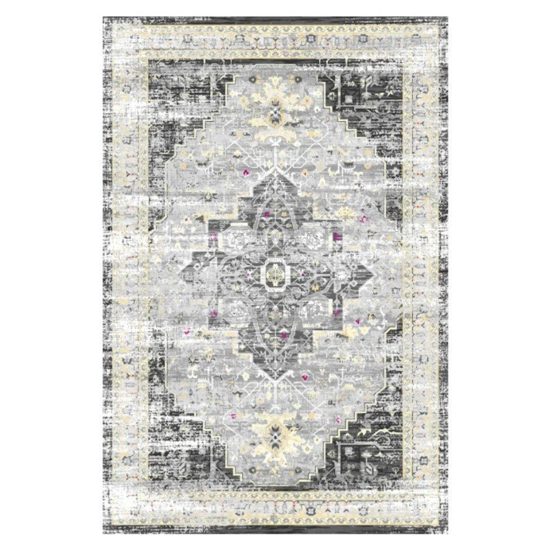 Vintage Floral Patterned Area Rug