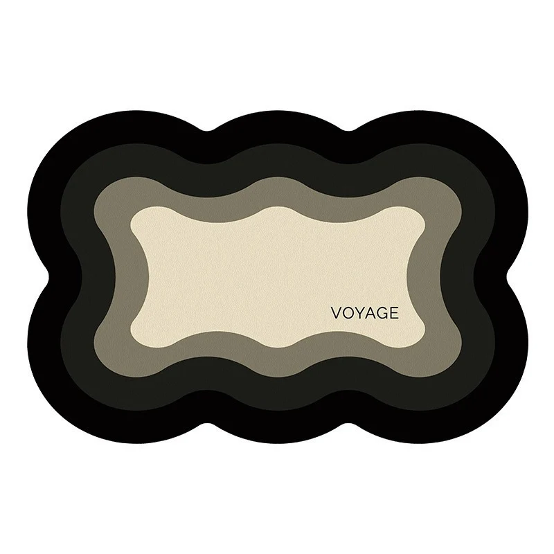 Stylish Cloud-Shaped Bath Mat