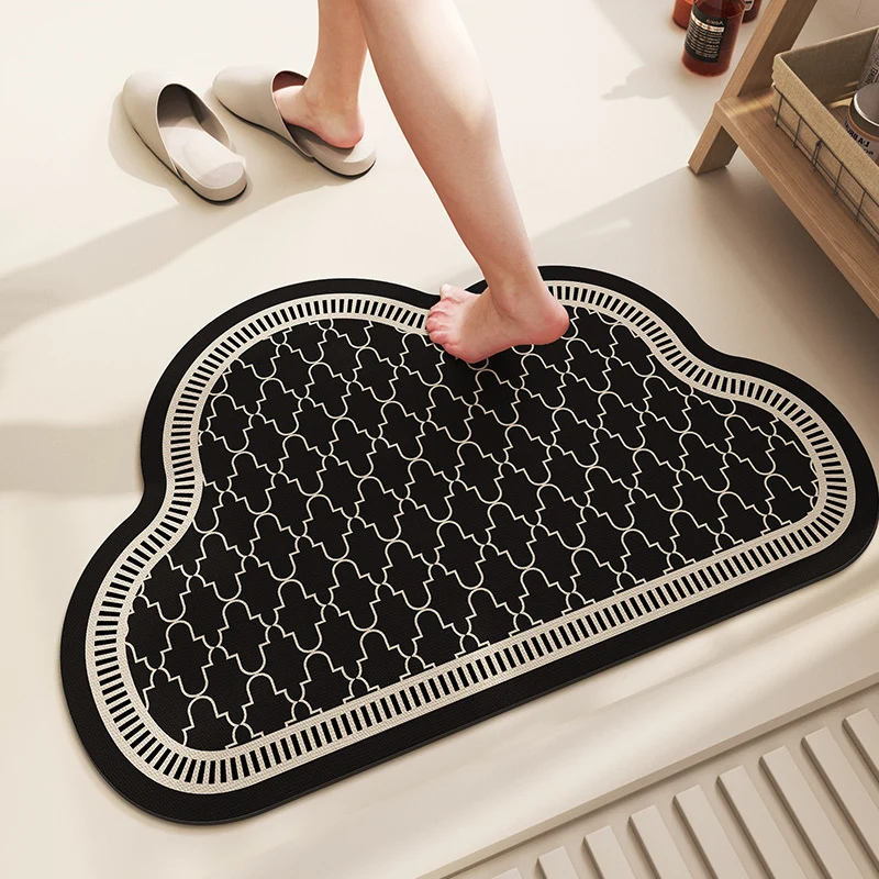 Stylish Cloud-Shaped Bath Mat