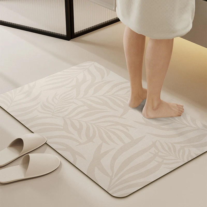 Soft Touch Nature-Themed Bath Mat