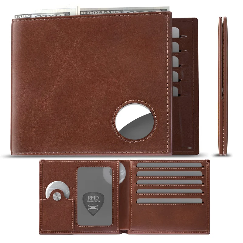 RFID-geschützte Leder-Brieftasche Karnz