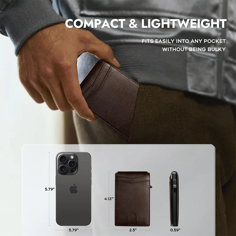 RFID-blockierender Slim Cardholder Karnz
