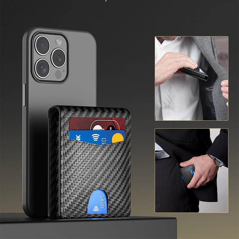 RFID-blockierendes Premium-Lederkartenetui Karnz