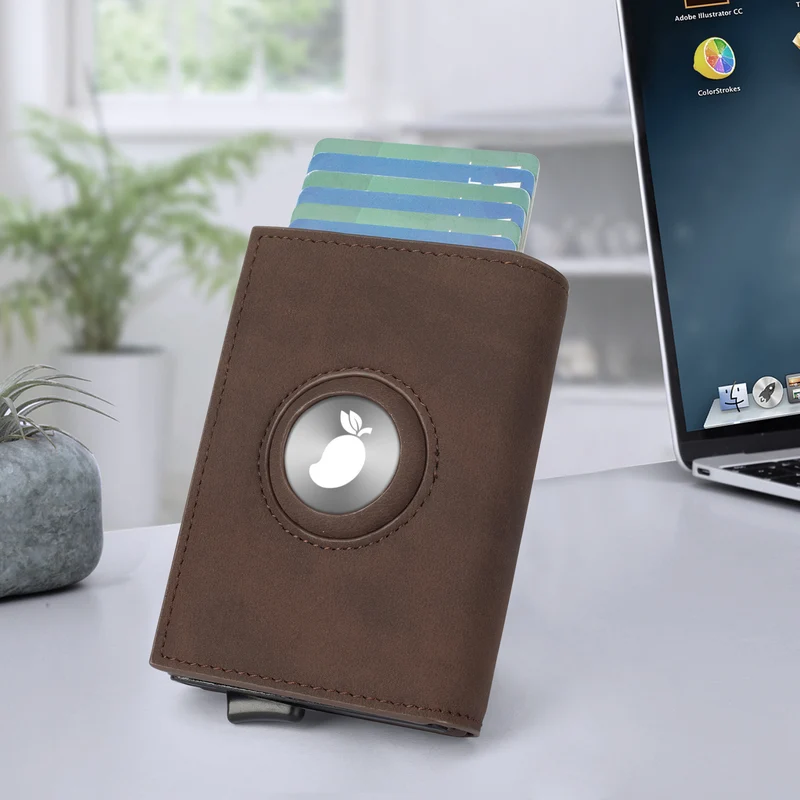 RFID-blockierende Leder Brieftasche Karnz