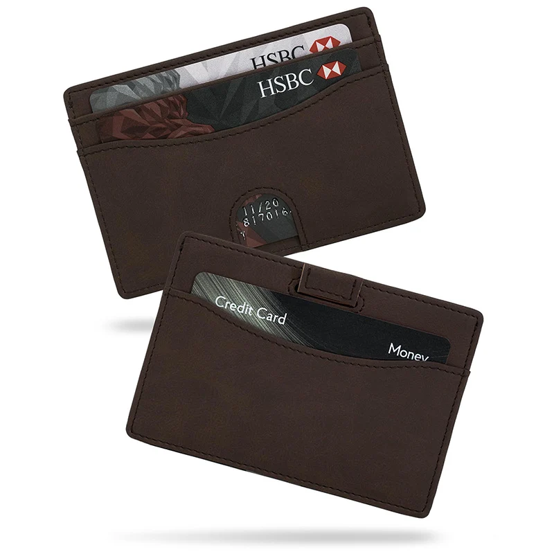 RFID-blockierender Lederkartenhalter Karnz