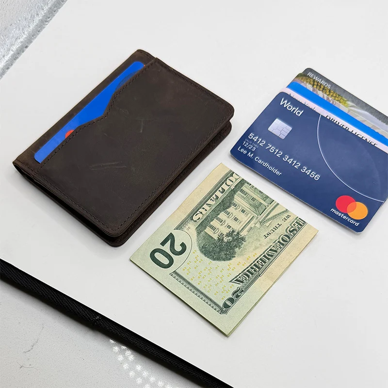 RFID-blockierende Carbonfaser-Kartenhalter Karnz