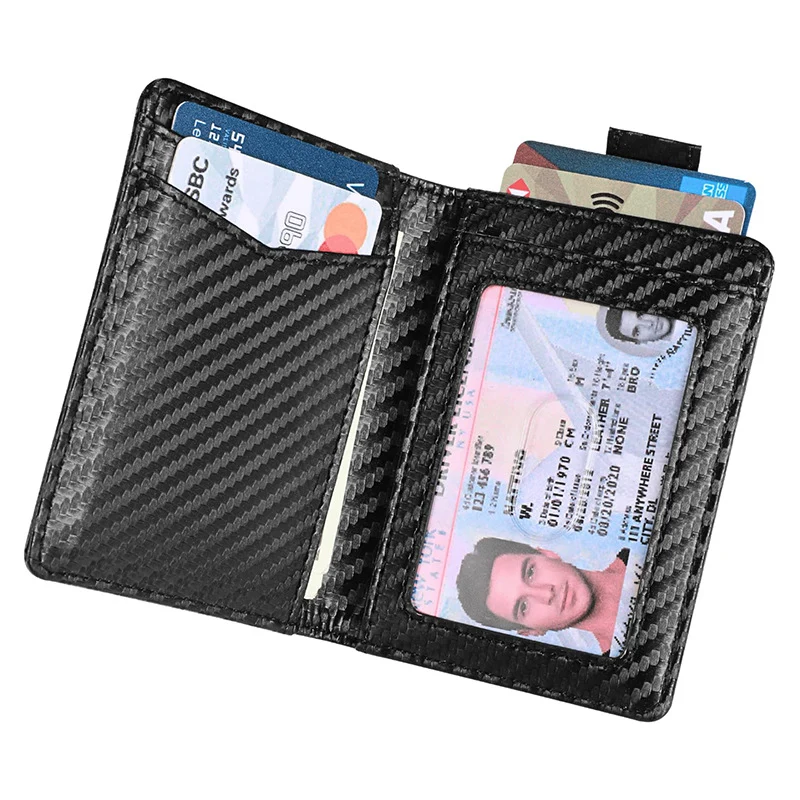 RFID-blockierende Carbonfaser-Kartenhalter Karnz