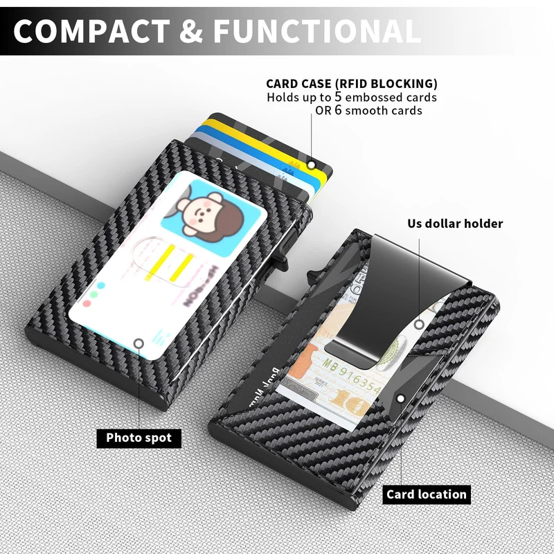 RFID-blockierende Bifold-Geldbörse Karnz