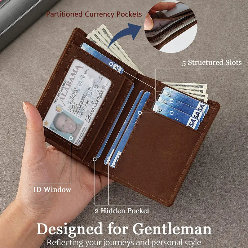 Premium Multi-Karten Leder Geldbörse Karnz