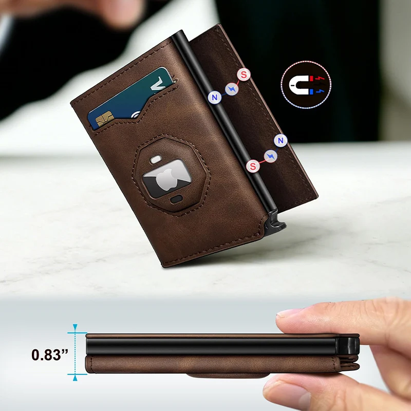 Multifunktionale Leder RFID Geldbörse Karnz