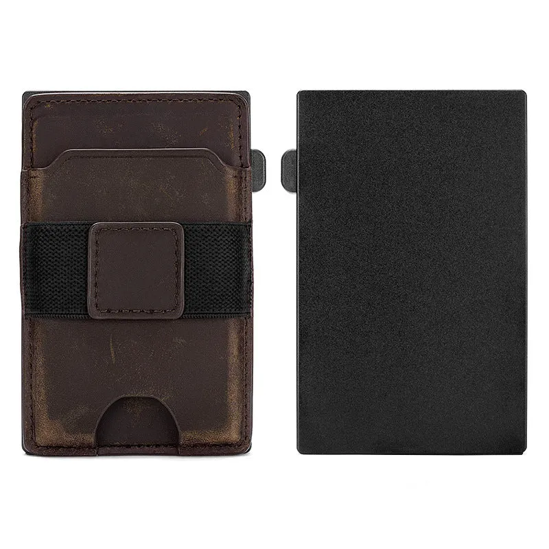 Minimalistischer Lederkartenhalter Karnz