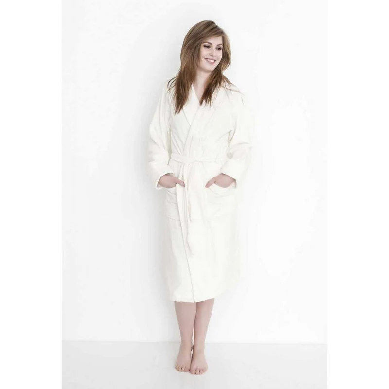 Heckett & Lane Bademantel Velours Baumwolle