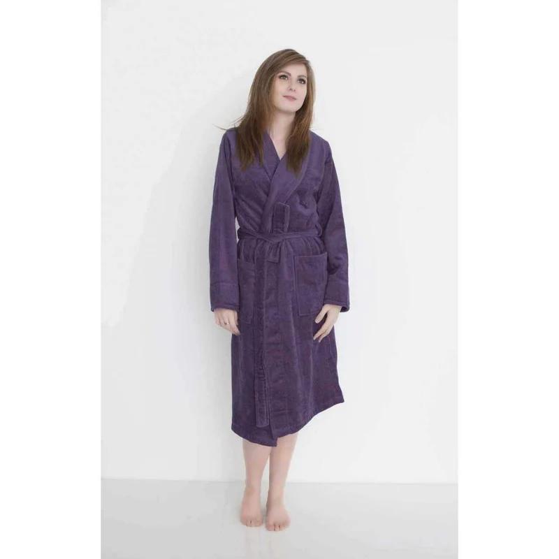 Heckett & Lane Bademantel Velours Baumwolle