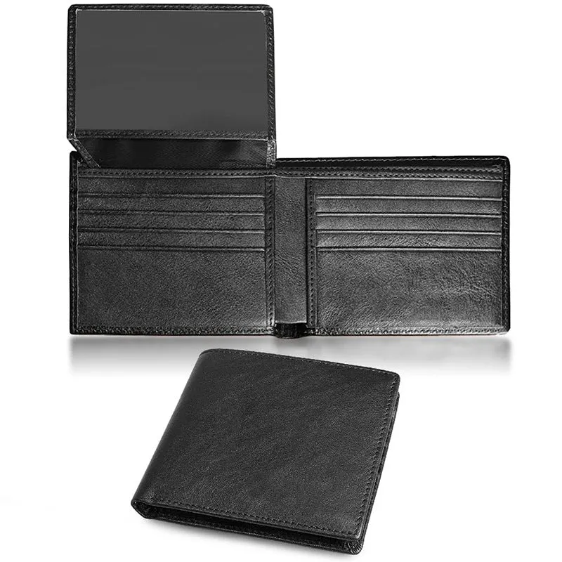 Klassische Tri-Fold Leder Brieftasche Karnz