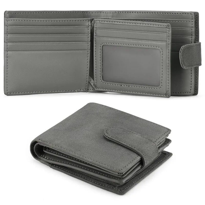 Klassische RFID-blockierende Leder Bi-Fold Geldbörse Karnz