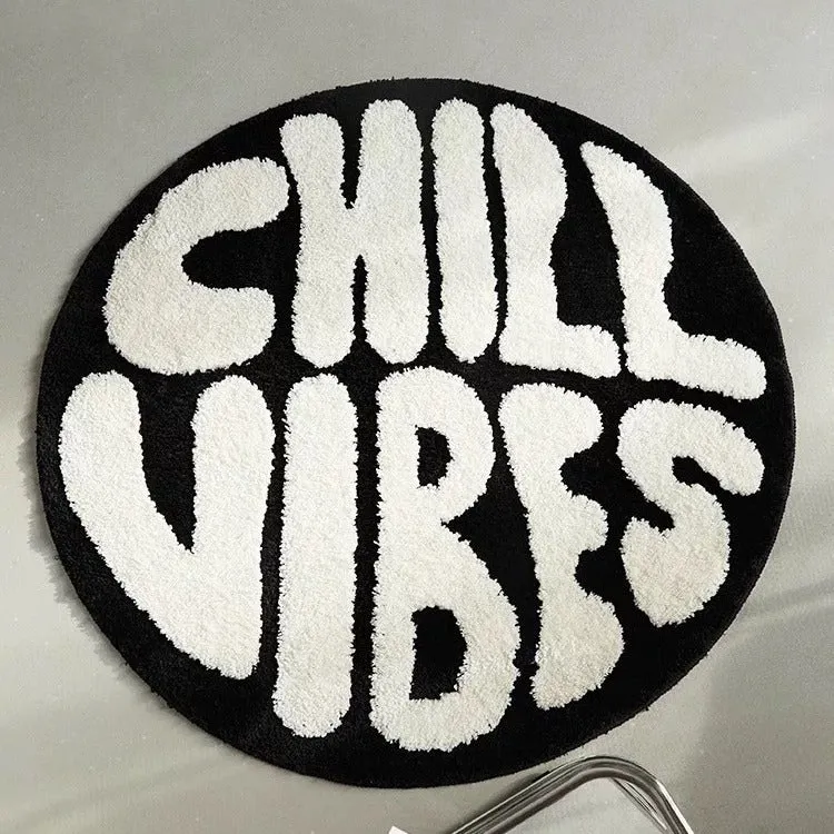 Round Plush Area Rug
