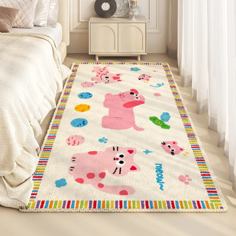 Plush Cartoon-Themed Area Rug