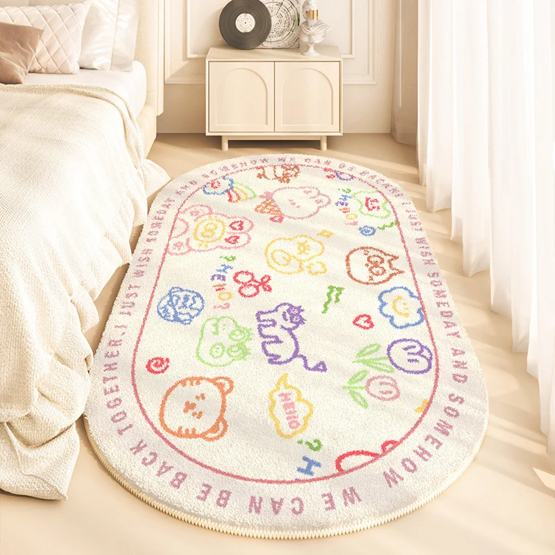 Plush Cartoon-Themed Area Rug