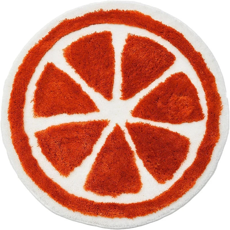 Playful Round Pool-Themed Rug
