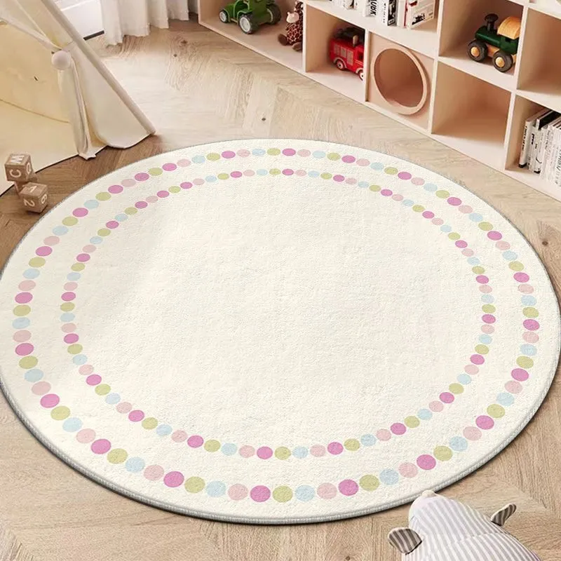 Playful Circular Area Rug