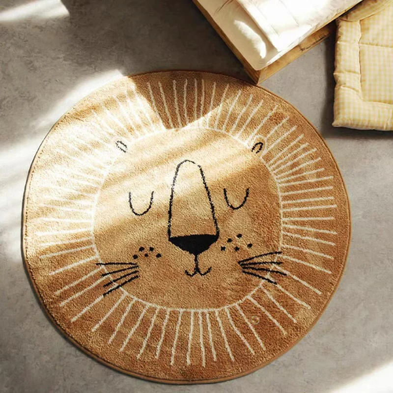 Playful Circular Area Rug